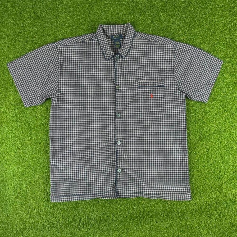 Polo-ralph-lauren Men's Blue and Navy Shirt